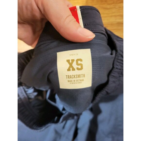 Tracksmith Size XS Mens Session Pants Track Jogger Zip Ankle Navy Blue - Picture 4 of 5